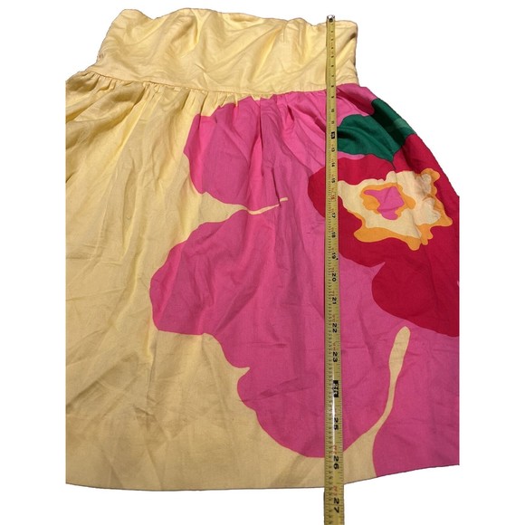 Lilly Pulitzer Lottie Dress Starfruit Yellow Dottie Placed Strapless Size 6/8* - Picture 5 of 6